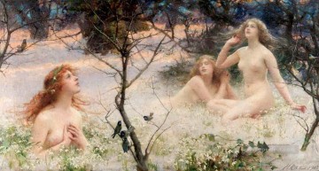 神話と伝説 ヘンリエッタ・レイ ヴィクトリア朝の女性画家 Oil Paintings
